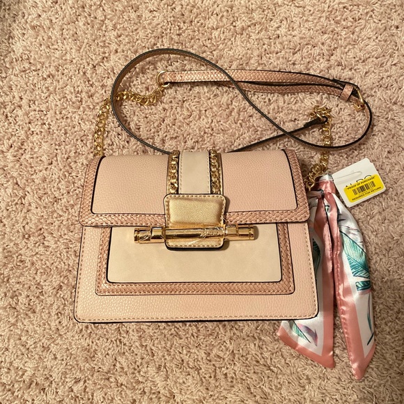 Aldo Handbags - 🌰Trade🌰 Aldo Pink Nude Bag & Bundle Earrings